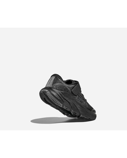 Hoka One One Black Kid's Rincon 4 Road Running Shoes