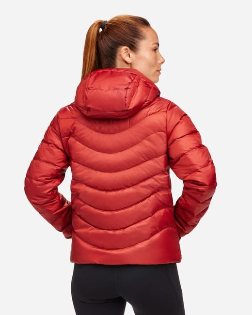 Hoka One One Red Outseeker Down Jacket