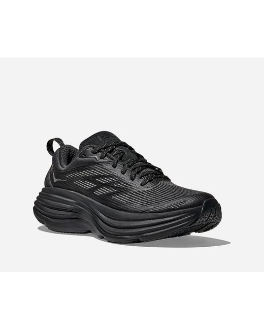 Hoka One One Black Stealth/tech Bondi 8 Caged Lifestyle Shoes