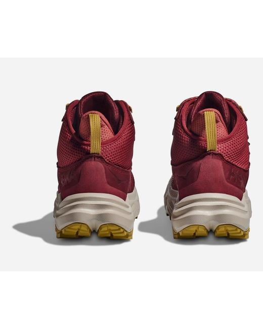 Hoka One One Anacapa 2 Mid GORE-TEX Schuhe für Herren in Cabernet/Oxford Tan Größe 44 2/3 | Wandern in Red für Herren