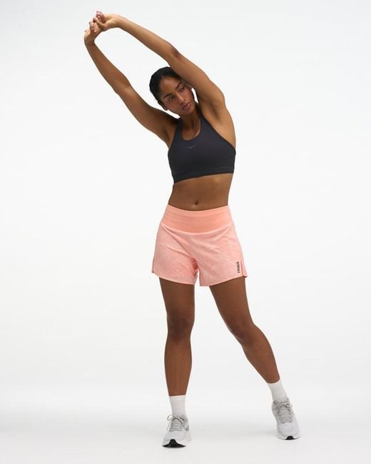 Hoka One One Pink Glide Shorts Mr 5'' 2in1
