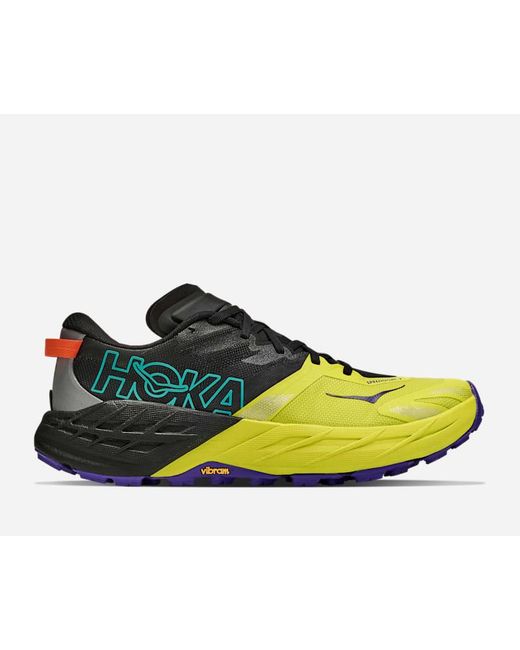Hoka One One Yellow Speedgoat 7 Trail Shoes for men