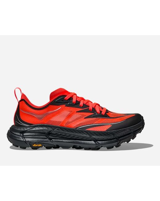 Hoka One One Red Mafate Speed 4 Lite Lifestyle Shoes