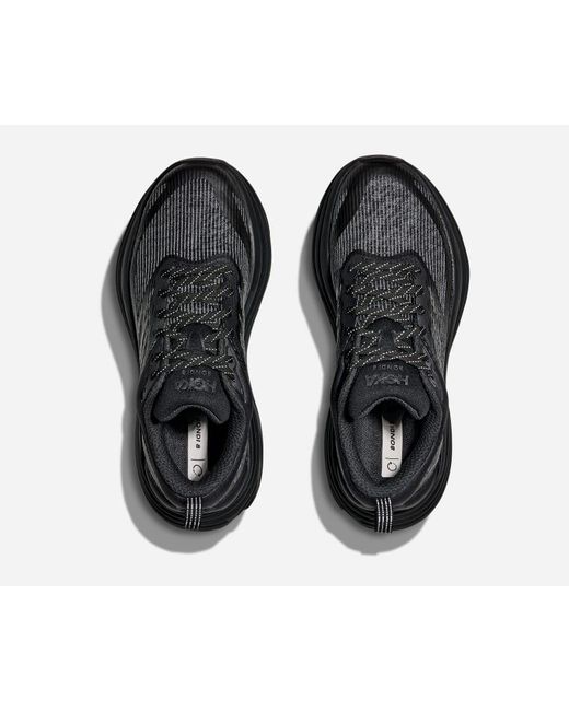 Hoka One One Black Stealth/tech Bondi 8 Caged Lifestyle Shoes