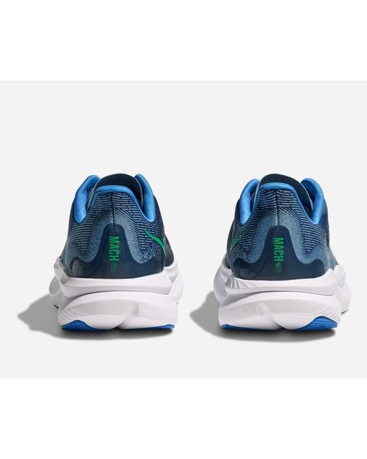 Hoka One One Mach 6 Schuhe für Herren in Downpour/Thunder Cloud Größe 41 1/3 | Straße in Blue für Herren