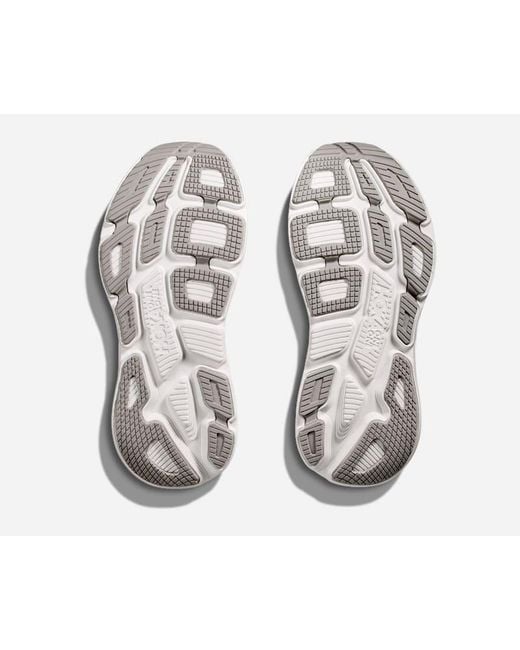 Hoka One One Gray Bondi 7 Lifestyle Shoes