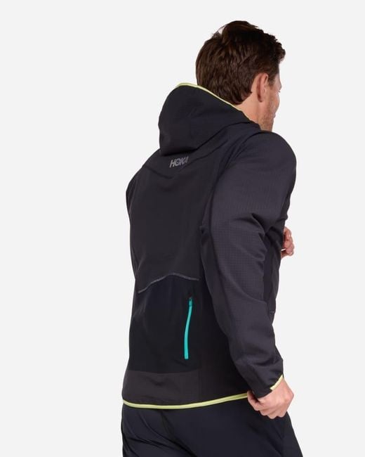 Hoka One One Blue Skyglow Half-zip Jacket for men