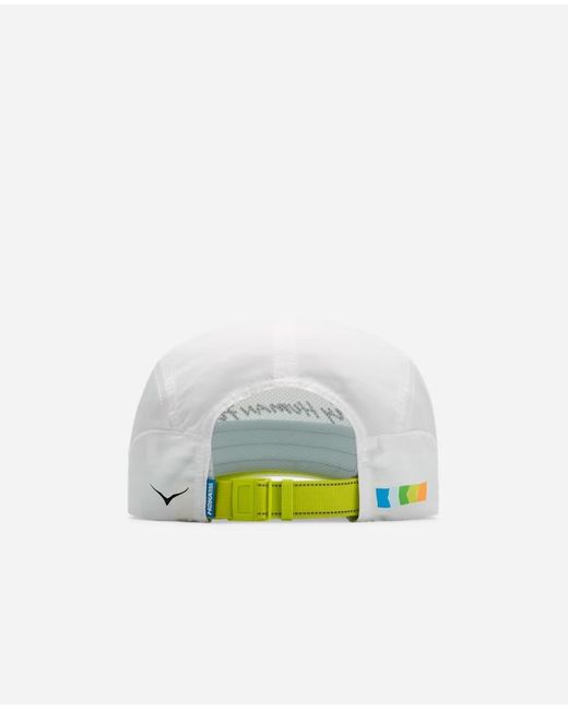 Hoka One One White Run Hat