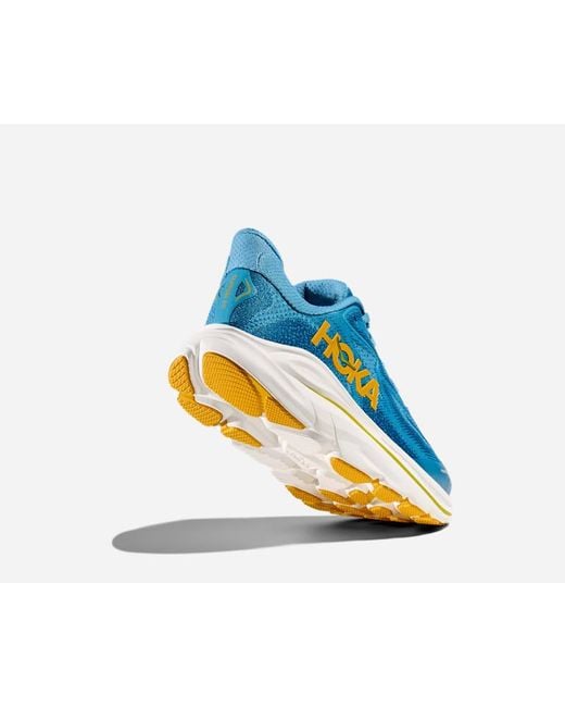 Hoka One One Blue Kid's Clifton 10 Road Running Shoes