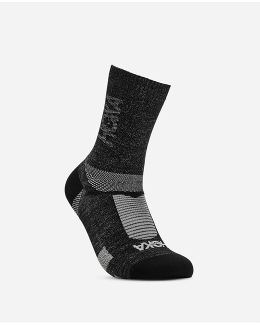 Hoka One One Black Merino Trail Crew Run Sock