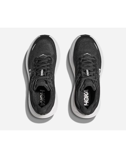 Hoka One One Black Bondi 9 Road Running Shoes for men
