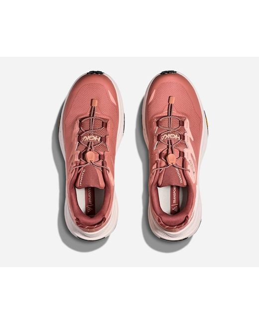 Hoka One One Red Transport GORE-TEX Schuhe für Damen in Blush/Rose Cream Größe 36 2/3 | Wandern