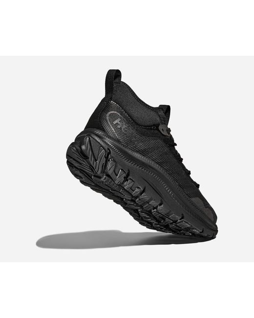 Hoka One One Black Kawana Mid Lifestyle Shoes for men