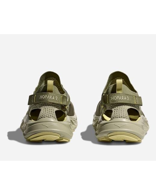 Hoka One One Green Hopara 2 Hiking Sandals for men