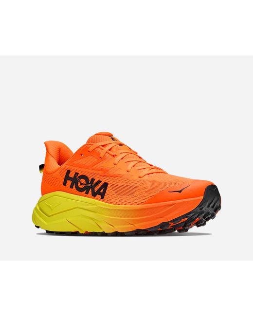 Hoka One One Yellow Challenger 8 Road Running Shoes for men