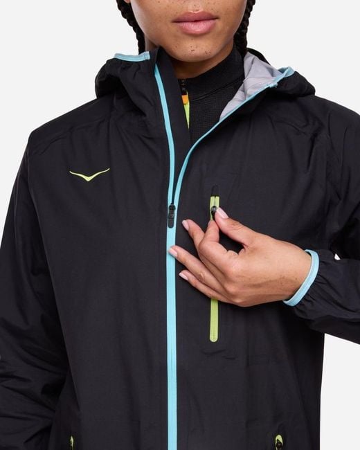 Hoka One One Tecsky Waterproof Jacket in Blue | Lyst UK