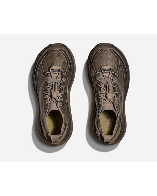 Hoka One One Brown Stinson One7 Trail Shoes