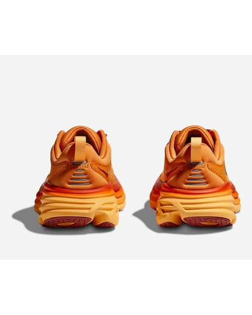 Bondi 8 Chaussures pour Femme en Amber Haze/Sherbet Taille 36 2/3 | Route Hoka One One pour homme en coloris Orange