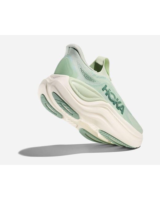 Hoka One One Blue Skyward Laceless Recovery Shoes