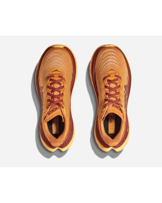 Hoka One One Multicolor Mach 5 Schuhe für Damen in Amber Haze/Rust Größe 43 1/3 | Straße