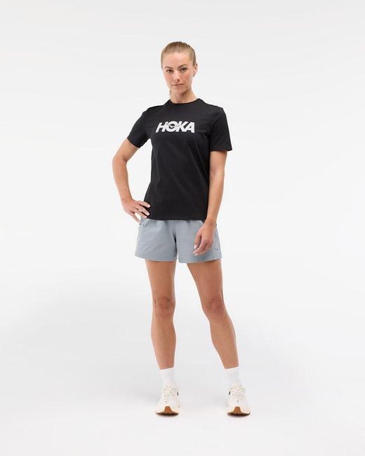 Hoka One One Blue Core Logo Graphic T-shirt