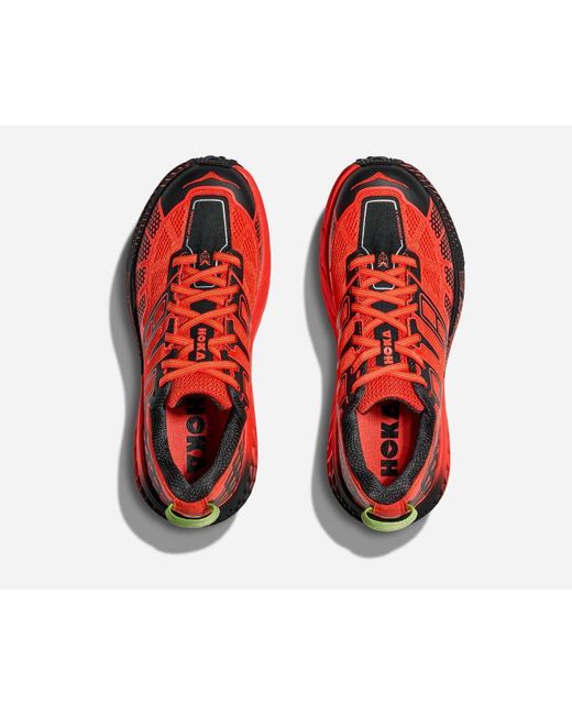 Hoka One One Red Speedgoat 2 Trail Shoes