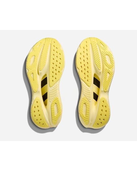 Hoka One One Yellow Skyward X Road Running Shoes for men
