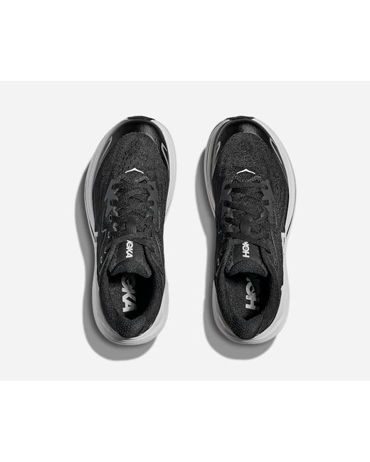 Hoka One One Black Kid's Clifton 10 Road Running Shoes