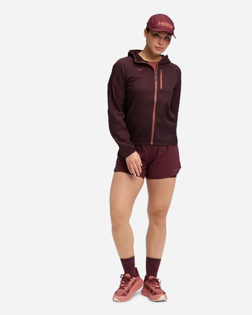 Hoka One One Red Skyflow Jacket