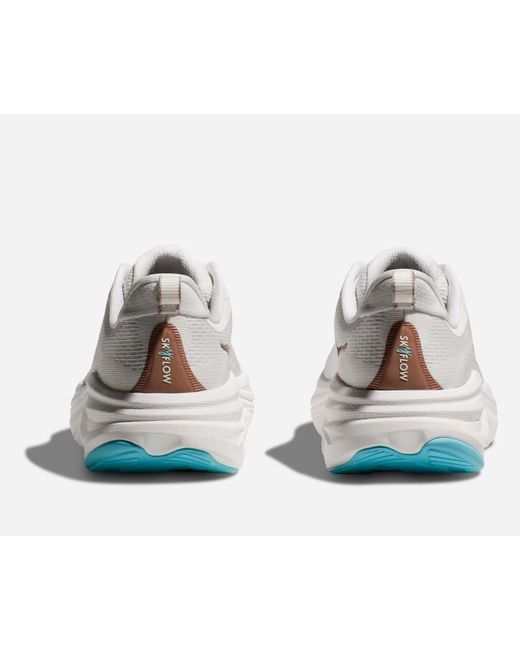 Hoka One One White Skyflow Road Running Shoes