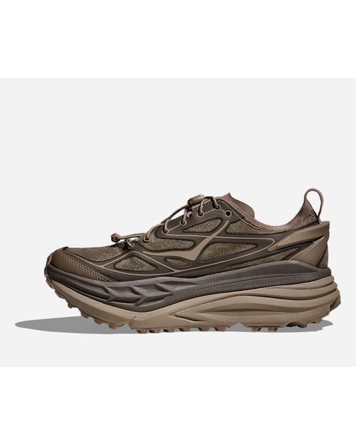 Hoka One One Brown Stinson One7 Trail Shoes