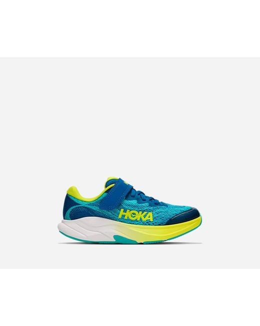 Hoka One One Blue Kid's Rincon 4 Road Running Shoes