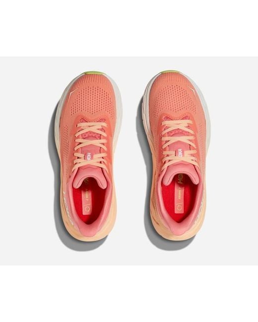 Arahi 7 Chaussures pour Femme en Papaya/Coral Taille 36 2/3 | Route Hoka One One en coloris Red