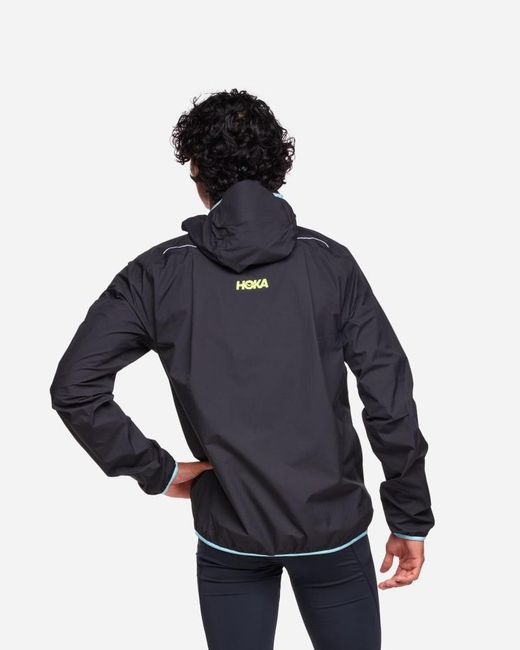 Hoka One One Blue Tecsky Waterproof Jacket for men