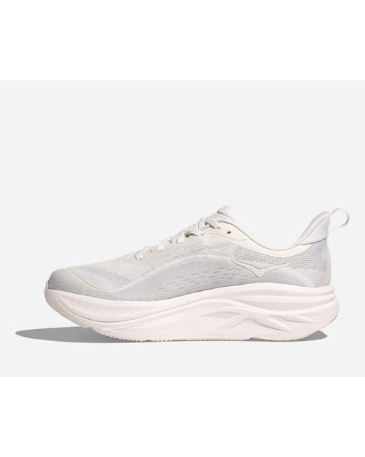 Hoka One One White Skyflow Road Running Shoes for men