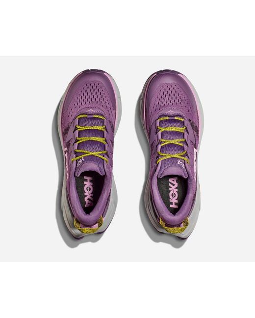 Hoka One One Purple Skyline-float X Hiking Shoes
