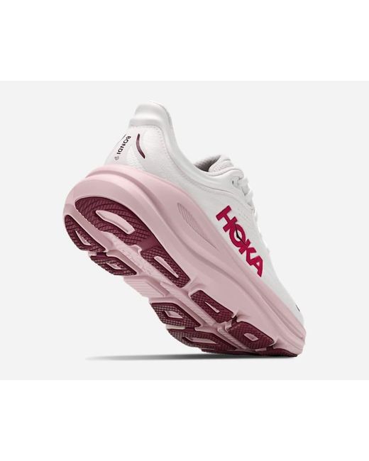 Hoka One One Pink Bondi 9 Road Running Shoes