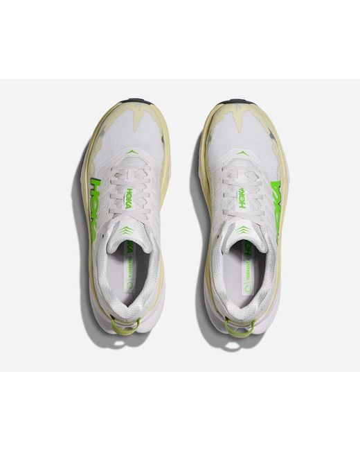 Hoka One One White Torrent 4 Trail Shoes
