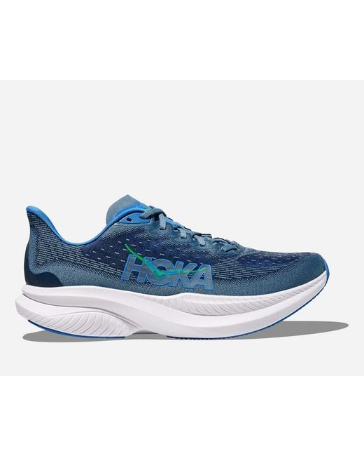 Hoka One One Mach 6 Schuhe für Herren in Downpour/Thunder Cloud Größe 41 1/3 | Straße in Blue für Herren
