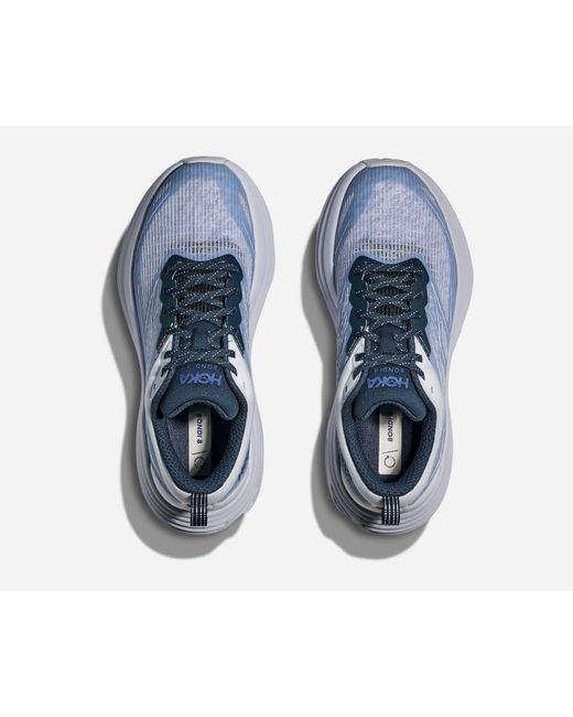 Hoka One One Blue Stealth/tech Bondi 8 Caged Lifestyle Shoes