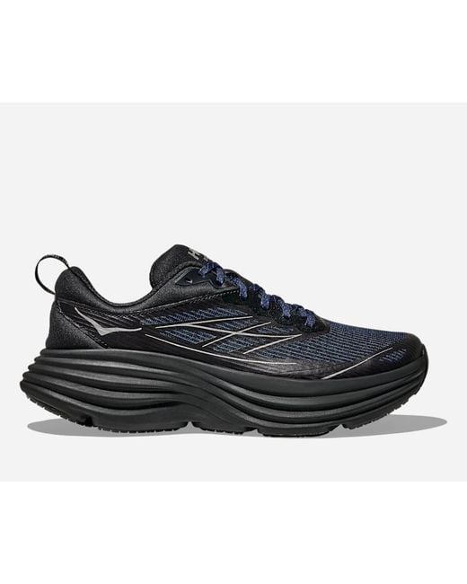 Hoka One One Black Stealth/tech Bondi 8 Caged Lifestyle Shoes