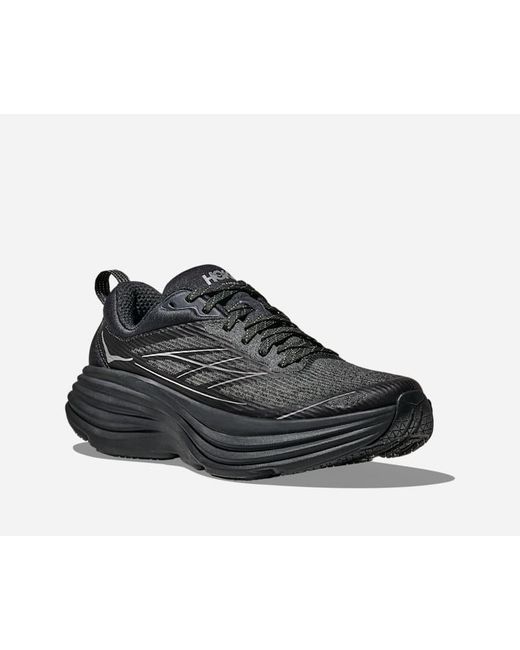 Hoka One One Black Stealth/tech Bondi 8 Caged Lifestyle Shoes