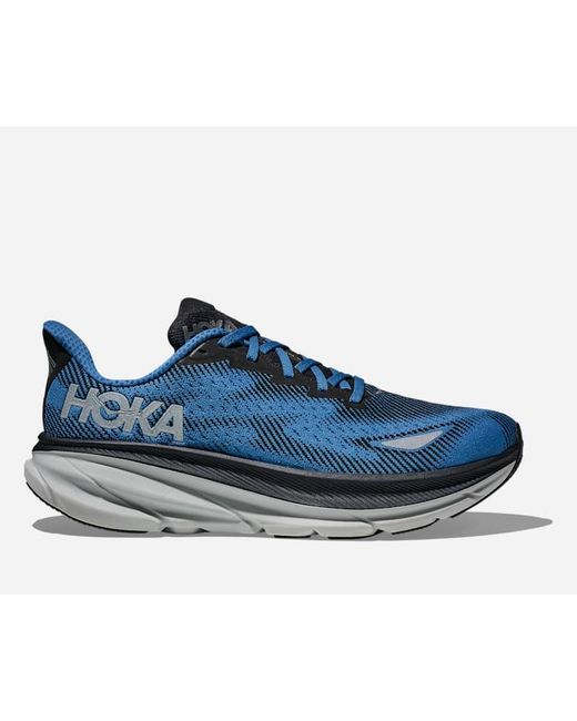 Hoka One One Blue Clifton 9 Gore-tex Road Running Shoes for men