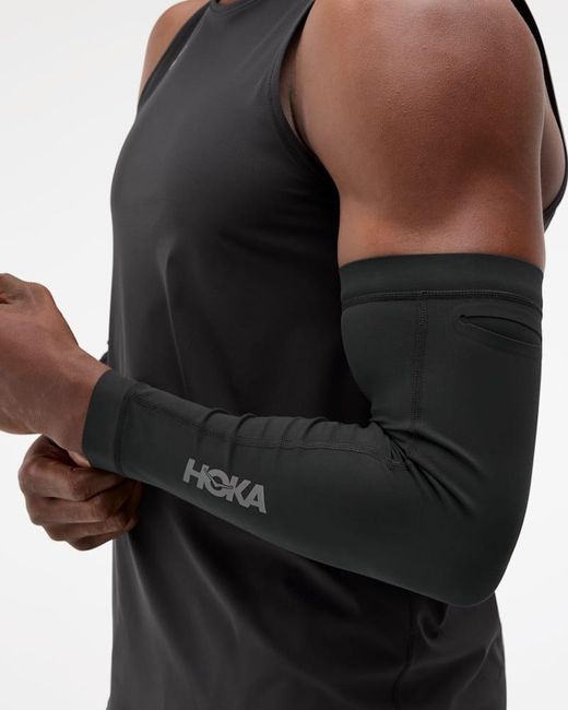 Hoka One One Black Race Day Arm Sleeve