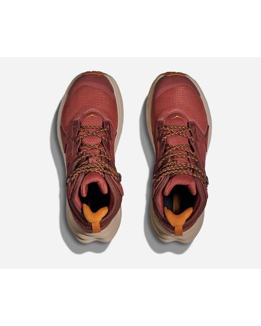 Hoka One One Red Anacapa 2 Mid Gore-tex Hiking Shoes