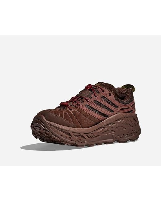Hoka One One Brown Elite Terrain System Stinson Evo Og Lifestyle Shoes