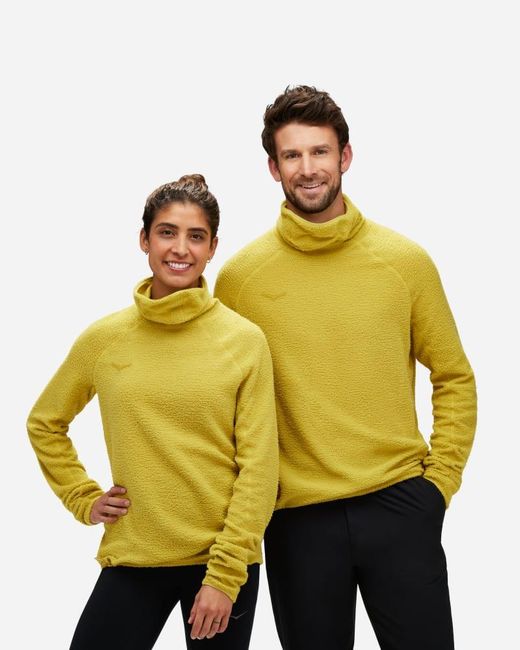 Couche intermédiaire thermique Basecamp en Golden Lichen Taille S | T-Shirts À Manches Longues Hoka One One en coloris Yellow