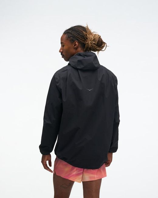 Hoka One One Black Skybreeze Waterproof Jacket Gore-tex for men