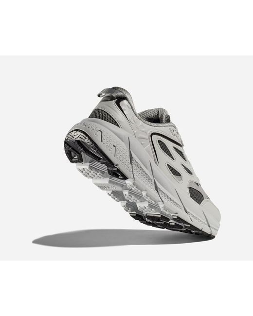 Hoka One One Gray Clifton L Walking Shoes