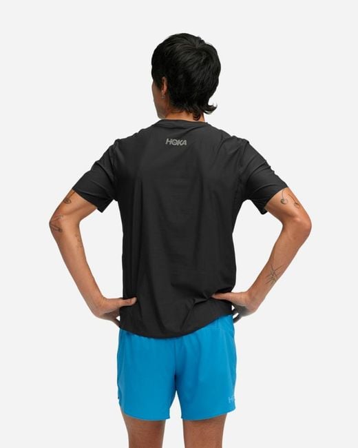 Hoka One One White Airolite Short Sleeve Top 2.0 for men